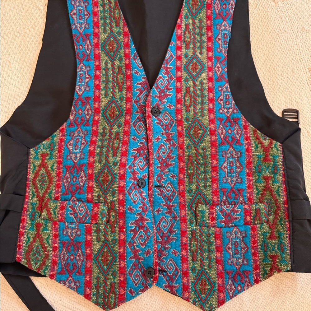 Colorful Patterned Vest